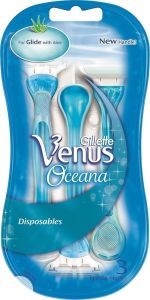 GILLETE WOMAN ΞΥΡΑΦΑΚΙ VENUS OCEANA BLISTER 3 ΤΕΜΑΧΙΩΝ