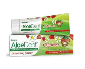 Optima Aloe Dent Strawberry Children's Toothpaste Οδοντόκρεμα για Παιδιά με Αλόη & Γεύση Φράουλα 50ml