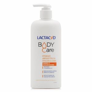 Lactacyd Body Care Deeply Nourishing Κρεμώδες Αφρόλουτρο Για Πρόσωπο & Σώμα Βαθιάς Και Μακράς Διάρκειας Θρέψης 300ml