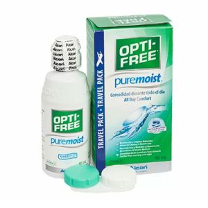 Alcon Opti Free Pure Moist Travel Pack Διάλυμα Φακών Επαφής 90ml