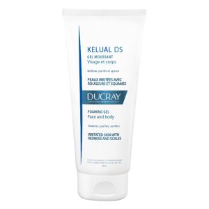 Ducray Kelual DS Gel Moussant Αφρίζον Τζελ Καθαρισμού Πρόσωπο & το Σώμα των Ερεθισμένων Δερμάτων που εμφανίζουν Κοκκινίλες & Λέπια, 200ml