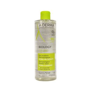 A-Derma Biology Eau Micellaire Dermatologique Νερό Ντεμακιγιάζ για Πρόσωπο & Μάτια για Κανονική/Μικτή Επιδερμίδα, 400ml