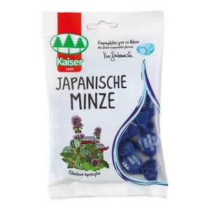 Kaiser Japanese Mint Oil Καραμέλες για τον Ερεθισμένο Λαιμό & τον Βήχα με Γέμιση Από Έλαιο Ιαπωνικής Μέντας 90g