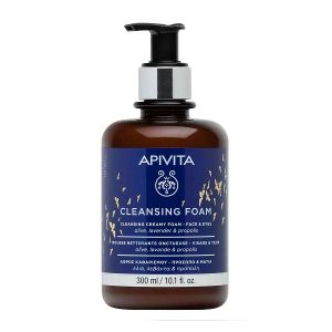 Apivita Limited Edition Cleansing Creamy Foam for Face & Eyes 300ml