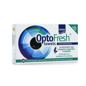 INTERMED OPTOFRESH TOWELS ΟΦΘΑΛΜΟΜΑΝΤΗΛΑ 20τμχ