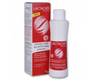 LACTACYD Υγρό καθαρισμού της ευαίσθητης περιοχής με Αντιμυκητιασικούς παράγοντες 250ml.