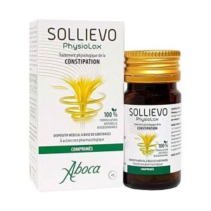 Aboca Sollievo Advanced Physiolax - Συμπλήρωμα Διατροφής Κατά Της Δυσκοιλιότητας, 45 ταμπλέτες