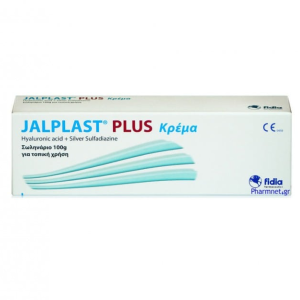 Jalplast Plus Επουλωτική Κρέμα Ισχυρής Αντιμικροβιακής Δράσης με Υαλουρονικό Οξύ 100g