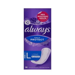 Always Dailies Extra Protect Large Fresh Scent Σερβιετάκια για Κανονική Ροή 24τμχ