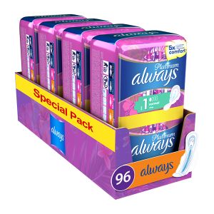 Always MultiPack Platinum Normal Plus (Μέγεθος 1) 96 Σερβιέτες