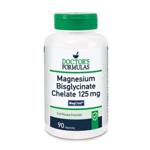 Doctor's Formulas Magnesium Bisglycinate Chelate 125mg Συμπλήρωμα Διατροφής 90caps