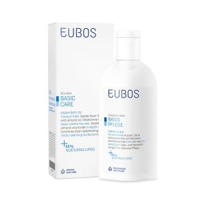 EUBOS CREAM BATH OIL ΕΛΑΙΩΔΕΣ ΑΦΡΟΛΟΥΤΡΟ ΓΙΑ ΤΟΝ ΑΠΑΛΟ, ΒΑΘΥ ΚΑΘΑΡΙΣΜΟ & ΤΗΝ ΠΕΡΙΠΟΙΗΣΗ ΤΟΥ ΞΗΡΟΥ ΔΕΡΜΑΤΟΣ 200ml