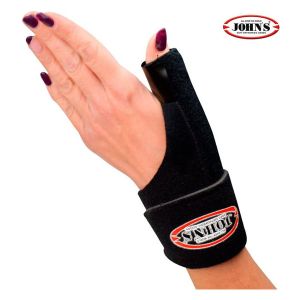 John's Wrist Support Νάρθηκας Καρπού Αντίχειρα Νεοπρένιο Μαύρο Αμφίπλευρο One Size 120217 1τμχ
