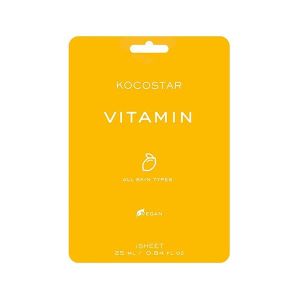Kocostar Vitamin Sheet Mask Μάσκα Προσώπου για Αναζωογόνηση & Λάμψη 25ml