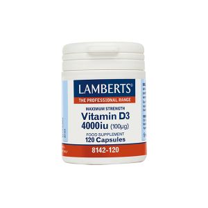 Lamberts Vitamin D3 4000iu (100μg) 120 caps