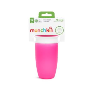 Munchkin Κύπελλο Miracle 360° Ροζ 296ml