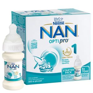 Nestle Nan Optipro 1 Γάλα για Βρέφη Έτοιμο προς Κατανάλωση από τη Γέννηση 6x70ml