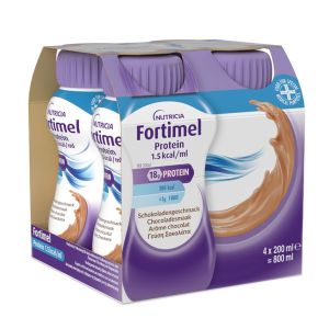 Nutricia Fortimel Υπερπρωτεϊνικό Ρόφημα με γεύση Σοκολάτα 4x200ml