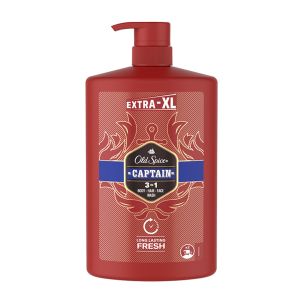 Old Spice Captain Extra-XL 3 in 1 Αφρόλουτρο & Σαμπουάν για Άνδρες 1lt