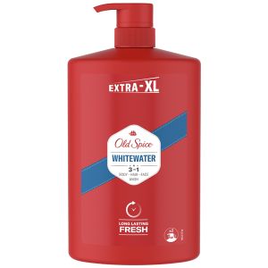 Old Spice Whitewater Extra-XL 3 in 1 Αφρόλουτρο & Σαμπουάν για Άνδρες 1lt