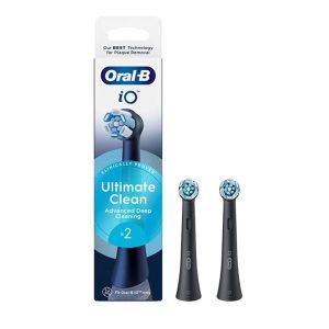 Oral-B Ανταλλακτικές Κεφαλές iO Ultimate Clean Black 2τμχ