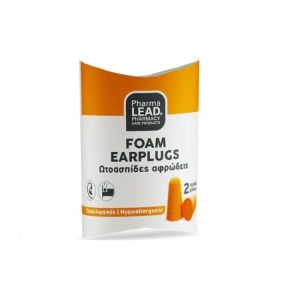 Pharmalead Foam Earplugs Ωτοασπίδες σε Πορτοκαλί Χρώμα 2 τεμάχια