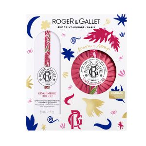 Roger&Gallet Εορταστικό XMAS Set Gingembre Rouge Wellbeing Fragrant Water Άρωμα 30ml + Δώρο Αναζωογονητικό Σαπούνι 100g