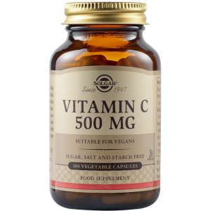 SOLGAR VIT C 500MG VEG.CAPS 100S