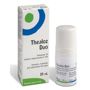 Thea Pharma Hellas Thealoz Duo Οφθαλμικές Σταγόνες με Υαλουρονικό Οξύ για Ξηροφθαλμία 10ml