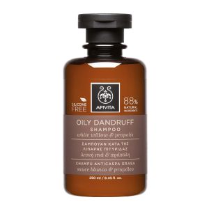 APIVITA OILY DANDRUFF SHAMPOO ΣΑΜΠΟΥΑΝ ΚΑΤΑ ΤΗΣ ΛΙΠΑΡΗΣ ΠΙΤΥΡΙΔΑΣ ΜΕ ΛΕΥΚΗ ΙΤΙΑ & ΠΡΟΠΟΛΗ 250ML