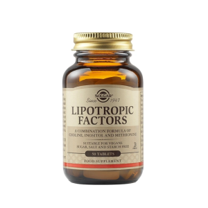 Solgar Lipotropic Factors Διάσπαση Των Διατροφικών Λιπών κι Έλεγχος Του Σωματικού Βάρους 50 Ταμπλέτες