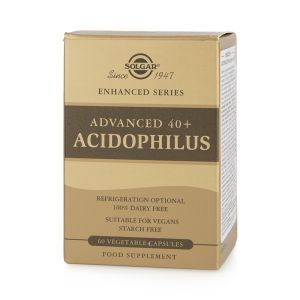 Solgar Acidophilus 40+ Advanced, Προβιοτικό Συμπλήρωμα Διατροφής, 60caps