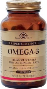 Solgar Triple Strength Omega 3 950mg 50 μαλακές κάψουλες 