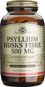 SOLGAR PSYLLIUM HUSKS FIBRE 500MG VEG.CAPS 200S