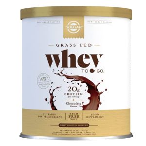 SOLGAR - WHEY PROTEIN POWDER NATURAL CHOCOLATE COCOA FLAVOUR - 1162GR