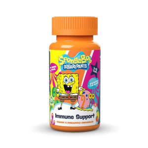 Health Fuel Sponge Bob Ανοσολογική Υποστήριξη Πορτοκάλι Ανανάς 3-12 ετών 60 Μασώμενα δισκία