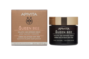 Apivita Queen Bee Kρέμα Lifting Ημέρας Ολιστικής Αντιγήρανσης Πλούσιας Υφής με Ελληνικό Βασιλικό Πολτό σε Λιποσώματα, 50ml