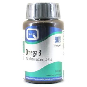OMEGA 3 fish oil concentrate 1000mg 90 caps
