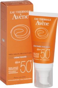 Avene Solaire Αντηλιακή Κρέμα Προσώπου Με Χρώμα Για Ξηρό & Ευαίσθητο Δέρμα Spf50+ 50ml