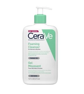 Cerave Foaming Cleanser Τζελ Καθαρισμού Για Κανονικές - Λιπαρές Επιδερμίδες 473ml