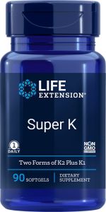 Life Extension Super K with Advanced K2 Complex 90Softgels