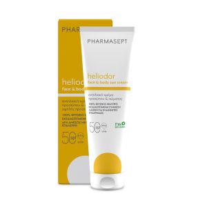 Pharmasept Heliodor Face & Body Sun Cream Spf50 Αντηλιακή Κρέμα Προσώπου & Σώματος Υψηλής Προστασίας 150ml