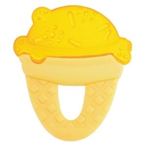 Chicco Δροσιστικός Κρίκος Οδοντοφυΐας Παγωτό κίτρινο 4m+ 1τμχ