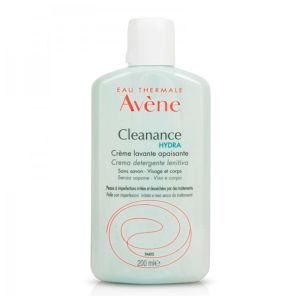 Avene Cleanance Hydra Καταπραϋντική Κρέμα Καθαρισμού Προσώπου/Σώματος Για Ξηρό/Ερεθισμένο & Ακνεϊκό Δέρμα 200ml