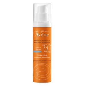 Avene Solaire Fluide SPF50+ Sans Parfum Αντηλιακή Λεπτόρρευστη Κρέμα Προσώπου Χωρίς Άρωμα, για Κανονικό προς Μικτό Δέρμα, 50ml