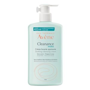 Avene Cleanance Hydra Creme Lavante Apaisante Καταπραϋντική Κρέμα Καθαρισμού για Δέρμα υπό Ξηραντική Αγωγή, 400ml