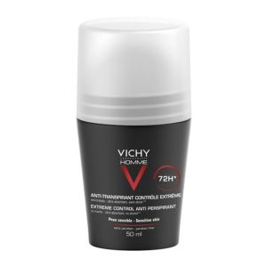 VICHY HOMME 72h DEODORANT ROLL-ON FOR EXTREME ANTI-PERSPIRANT - ΕΝΤΟΝΗ ΕΦΙΔΡΩΣΗ 50ML 