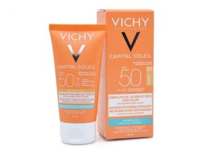 Vichy Capital Soleil BB Tinted Dry Touch Face Fluid SPF50 Αντιηλιακή Κρέμα Προσώπου με Χρώμα και Ματ Αποτέλεσμα 50ml