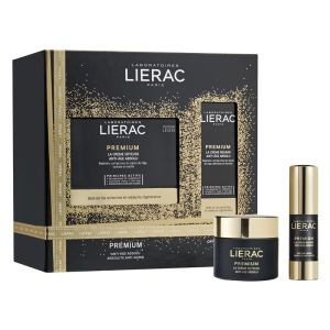 Lierac Premium Gift Set Creme Soyeuse Absolute Anti-Aging Legere Texture 50ml & Δώρο Premium Yeux Anti-Aging Absolu 15ml