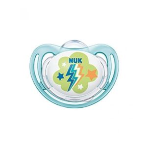 Nuk Freestyle Ορθοδοντική Πιπίλα Σιλικόνης με Θήκη 18-36m 